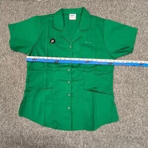 Supermarket Smock Uniform Grocery Store Size Small Medium Green - New